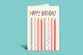 Happy birthday candles