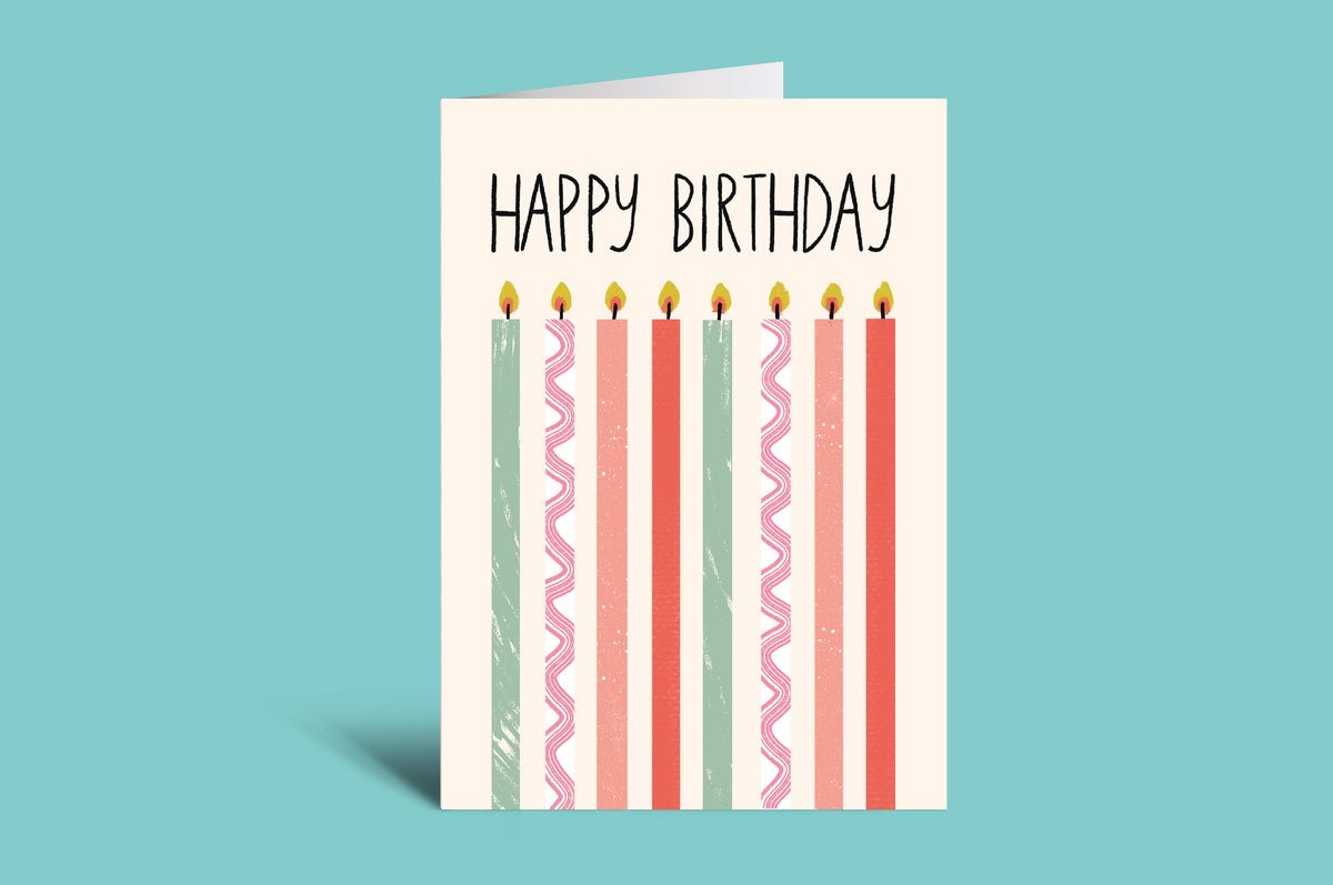 Happy birthday candles