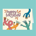 Happy Birthday Inflatable Balloon People