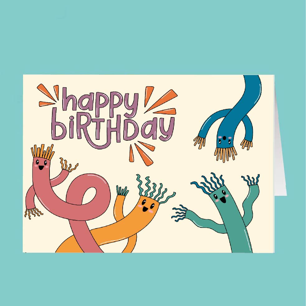 Happy Birthday Inflatable Balloon People