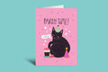Happy birthday black cat