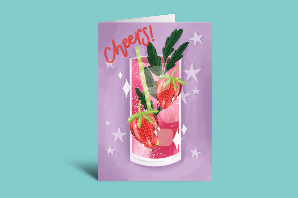 Cheers strawberry cocktail